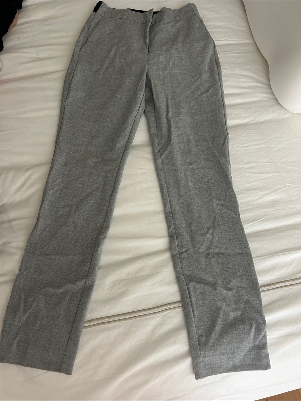 Zara Men's Light Gray Dress Pants - Slim Tailored Cut